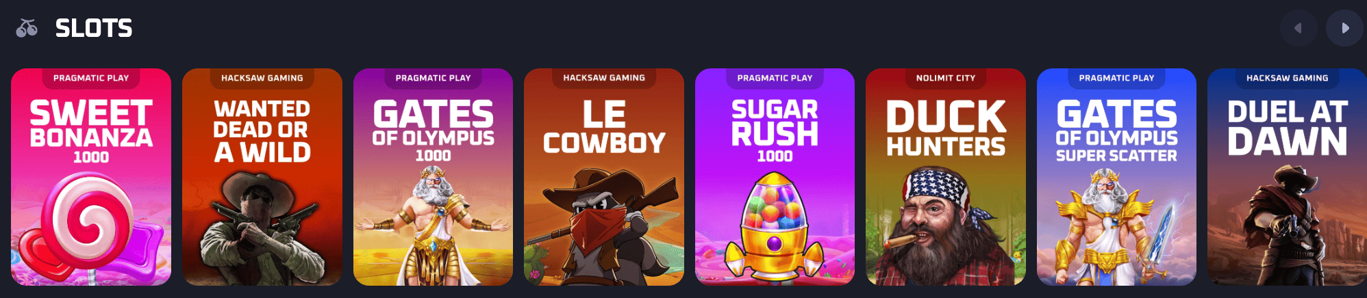 thrill casino slots